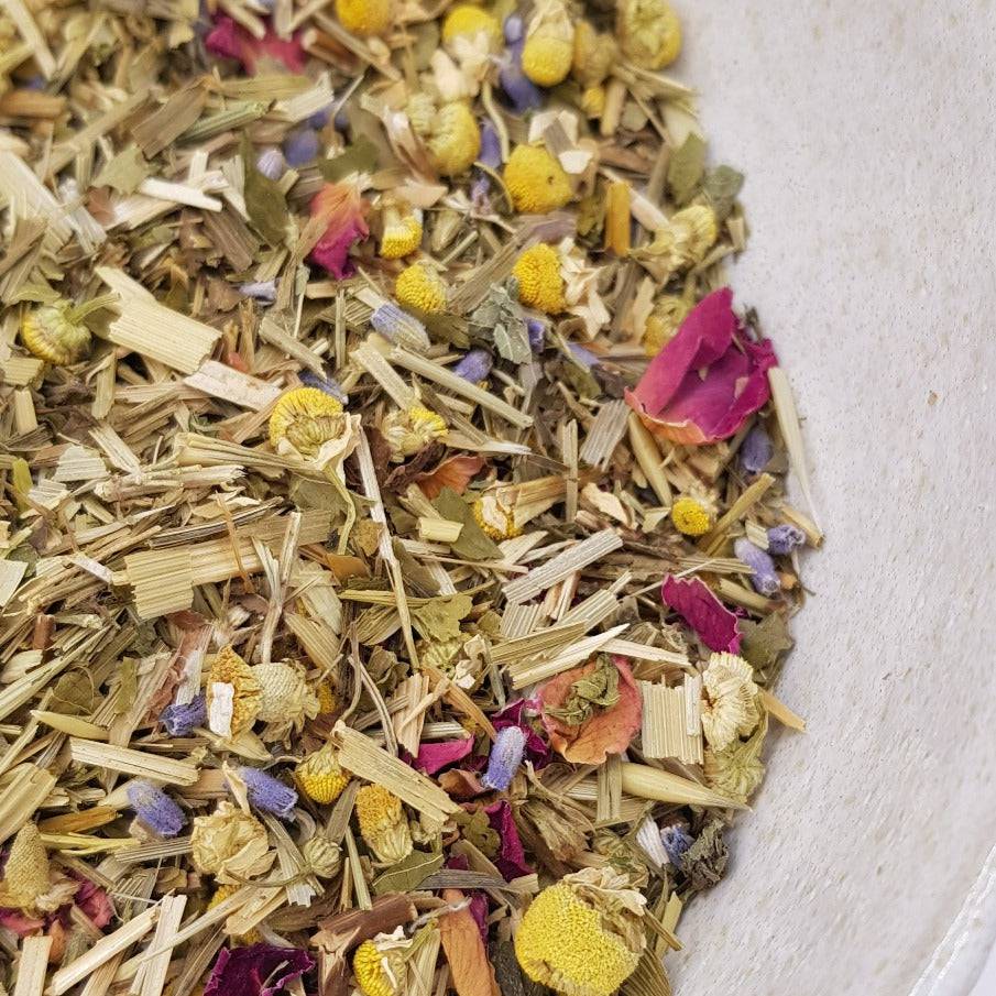Organic Calming Herbal Tea with Chamomile and Skullcap – Handcrafted in Australia - Planting Organics