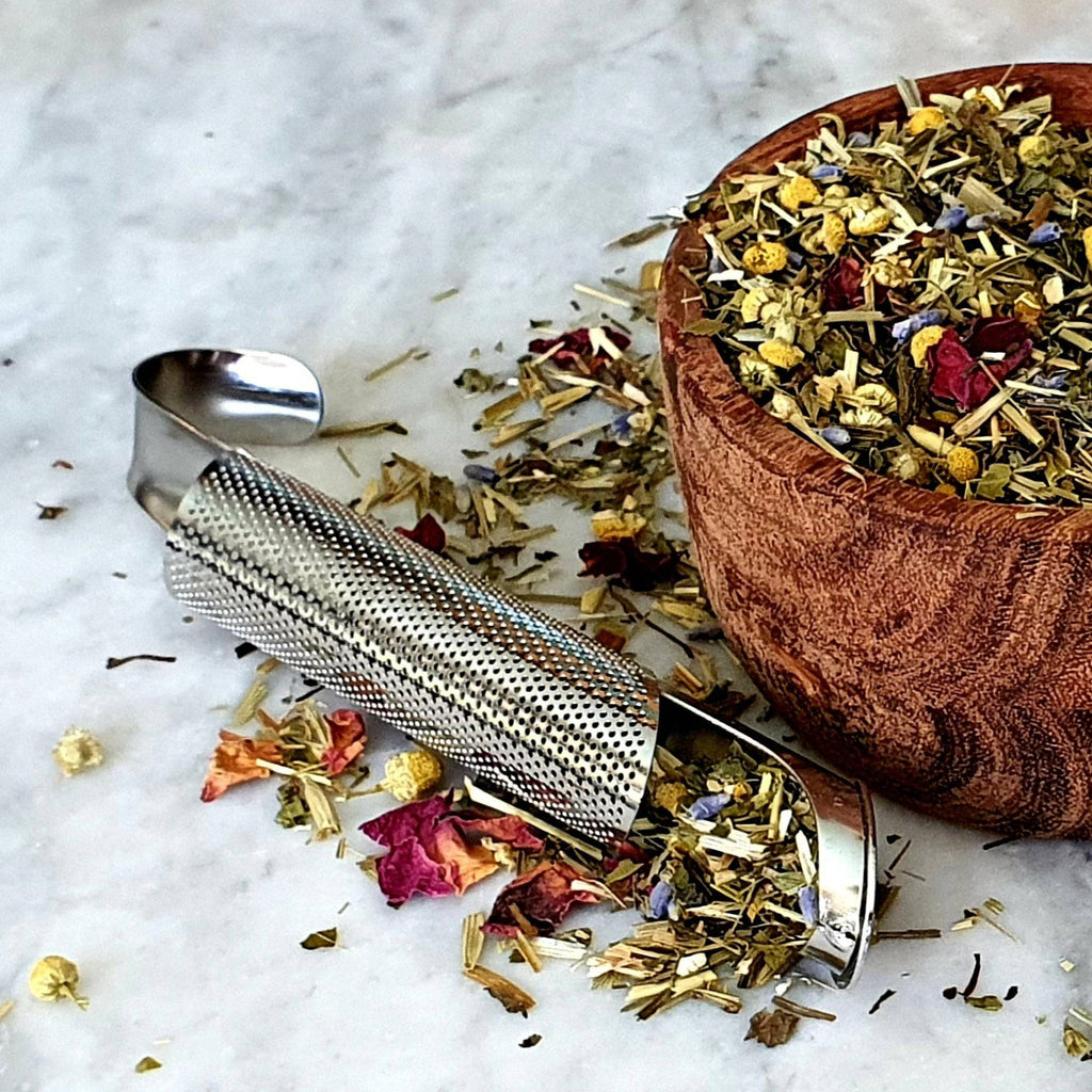 Organic Calming Herbal Tea with Chamomile and Skullcap – Handcrafted in Australia - Planting Organics