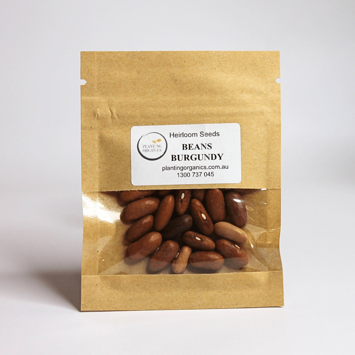 Beans Royal Burgundy - Heirloom Seeds - Planting Organics