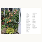 Containers in the Garden contents pages with seasonal container gardening topics