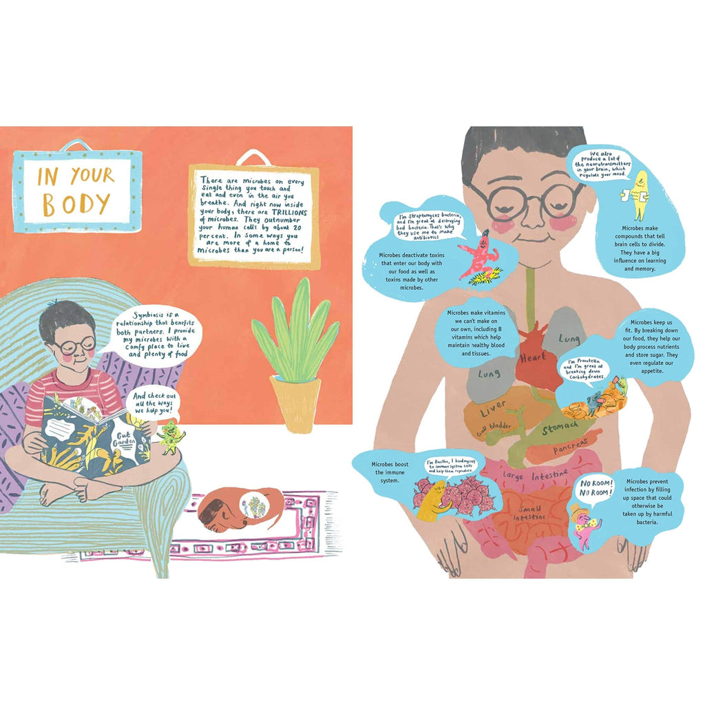 Gut Garden:A Journey into the Wonderful World of Your Microbiome (Hardcover – Picture Book) - Planting Organics