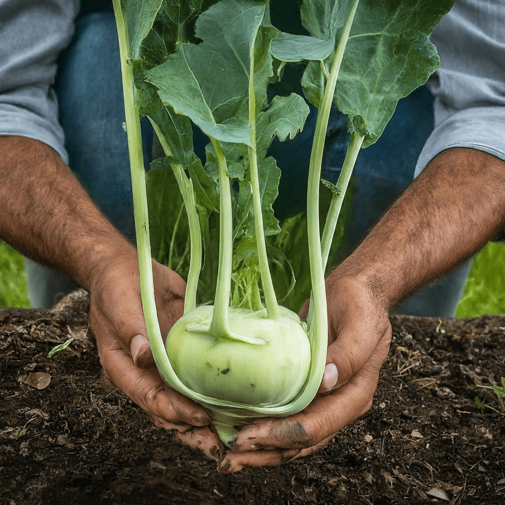 Kohl Rabi White Vienna - Planting Organics