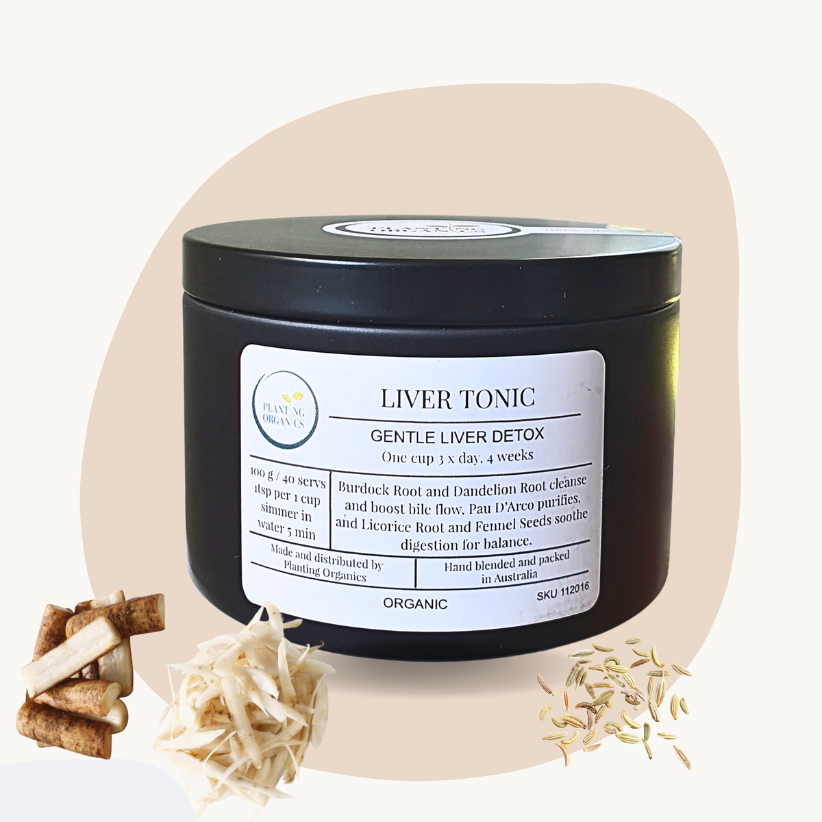 Planting Organics herbal teas and natural products