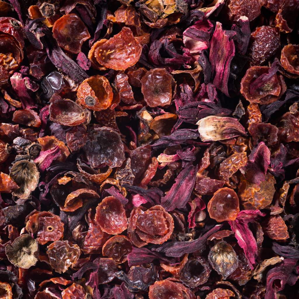 loose rosehip shells