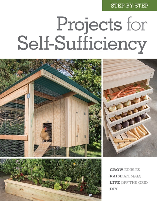 Step-by-Step Projects for Self-Sufficiency hardback book cover