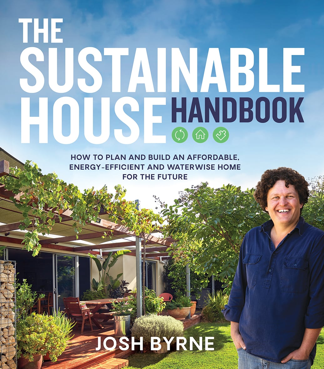 The Sustainable House Handbook by Josh Byrne paperback cover